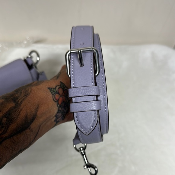 COACH CE634 Millie Shoulder/Crossbody Pebble Leather Crossbody Sv/Mist NWOT $428 - Picture 13 of 16